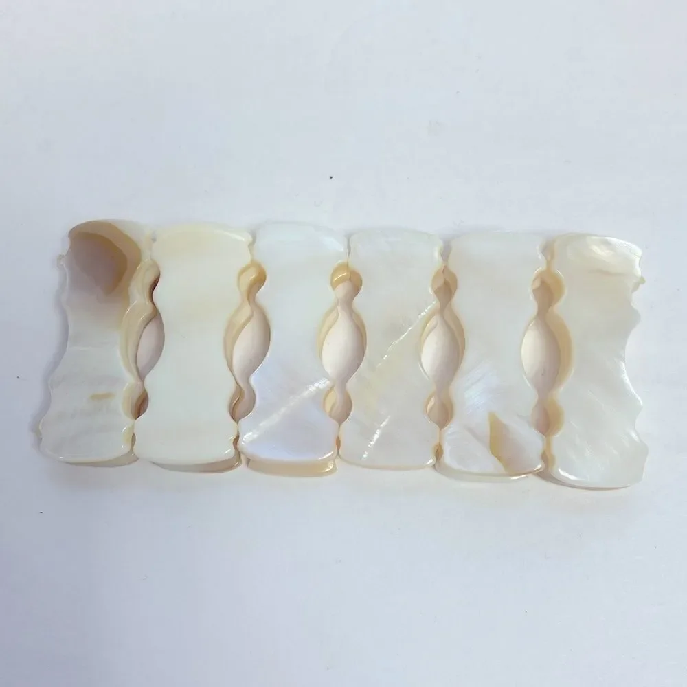 Abalone Shell Ivory Stretch Bracelet